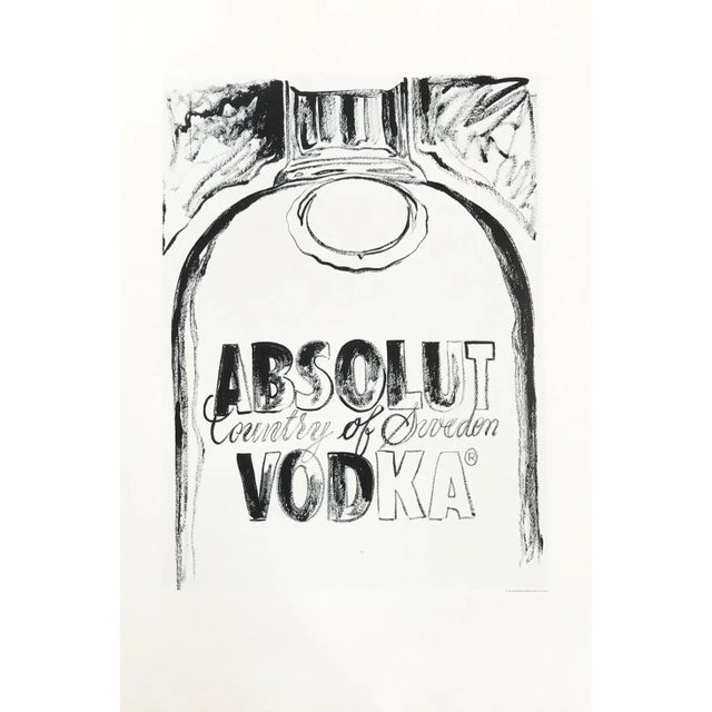 Artist: Andy Warhol Country: USA Title: Absolute Vodka 7 Printed: Offset on luster paper 1999 Paper Size: 19.50 x 13.50...