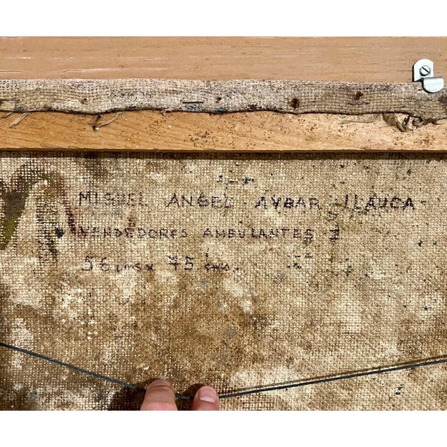 Miguel Angel Aybar Llauca, Peruvian Expressionist Oil Painting Miguel Aybar Modernist Latin American Art For Sale In Miami - Image 6 of 8