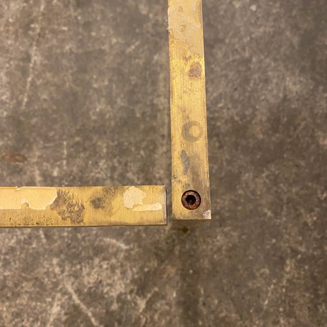 Paul McCobb Reupholstered Mid Century Modern Paul McCobb Sectional Sofa with Travertine Top Side Table For Sale - Image 4 of 13