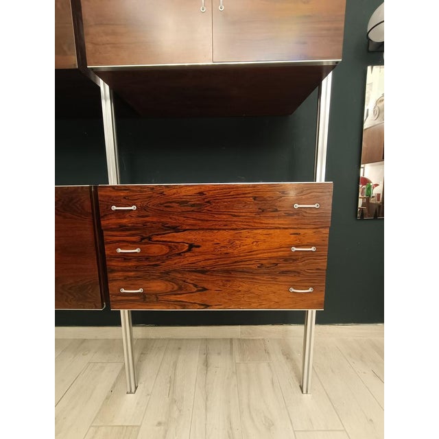 1960s Vintage Italian CSS Wall Unit by George Nelson for Herman Miller, 1960s For Sale - Image 5 of 11