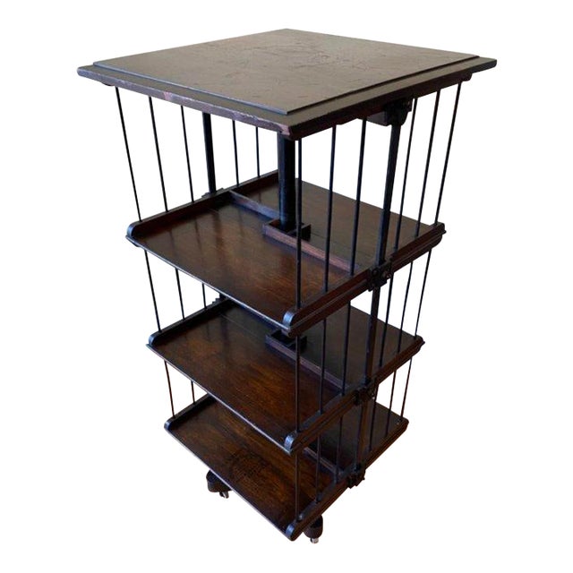 Antique Danner Revolving Bookcase Chairish