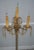 Traditional Floor Torchiere Candelabra Lamp W. Amber Prisms For Sale - Image 3 of 9