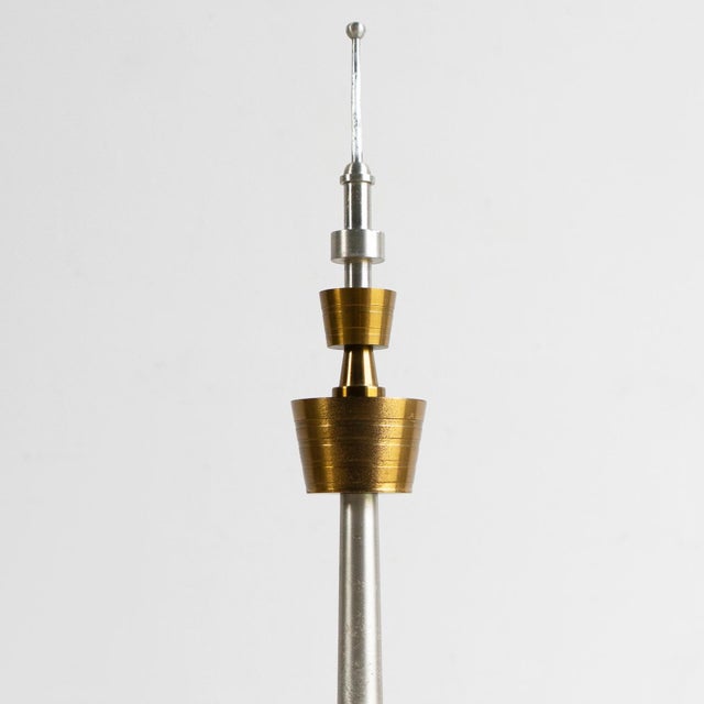 Vintage German Model Television Tv Tower Sculpture, Mid 20Th Century For Sale - Image 4 of 7