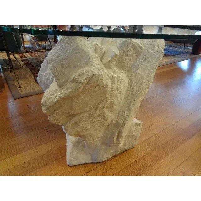 1940s 1940's Hollywood Regency Faux Stone Plaster Tables-Pair For Sale - Image 5 of 11