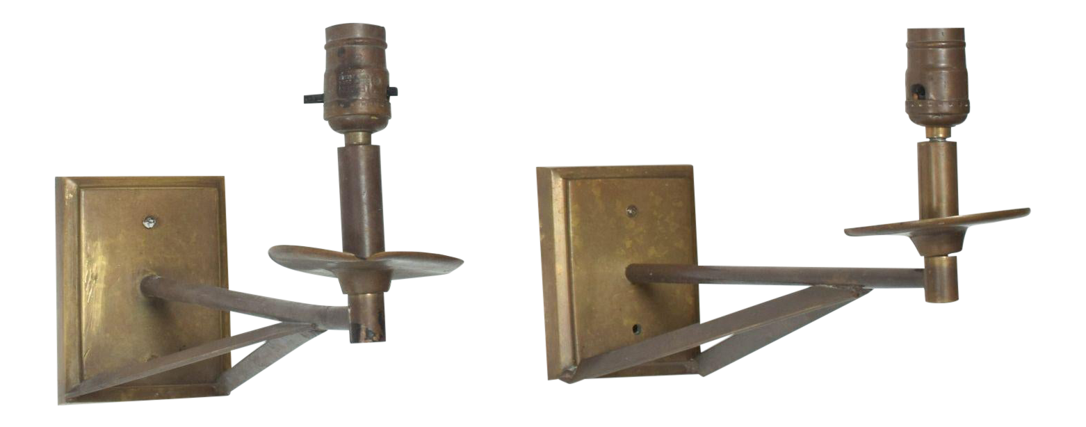 modern bronze wall sconces