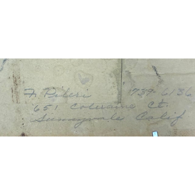 "The Lobster Boats at Gloucester" Impressionistic Maritime Oil Painting by F. Pileri For Sale In Monterey, CA - Image 6 of 7