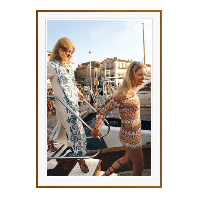 Saint Tropez 1971 by Slim Aarons Framed C-Print For Sale