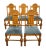 Set of 5 Vintage Antique English Revival Style Dining Side Chairs 386-7 For Sale - Image 13 of 13