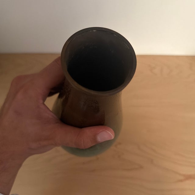 1930s WMF Art Nouveau Bronze Vase For Sale - Image 5 of 5