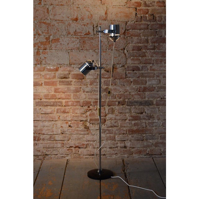 Mid-Century Modern Floor Lamp in Chrome by J. Indra for Combi Lux, Czech, 1960s For Sale - Image 10 of 13