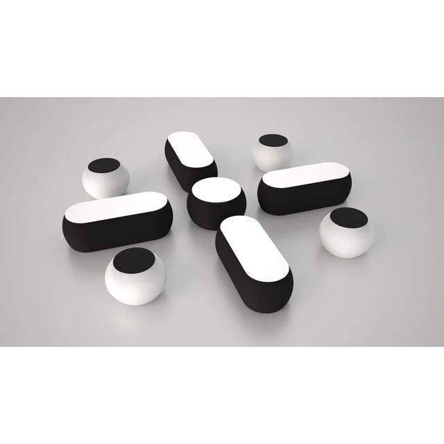 Contemporary ZERO Donut Pouf from Elli Design For Sale - Image 3 of 13