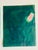 1970s 1970s Moody Abstract Dyptich in Phtalo Green on Paper Signed For Sale - Image 5 of 6