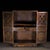 1990s Rosewood Curio Display Cabinet With Reticulated Doors, Two Drawers For Sale In Los Angeles - Image 6 of 10