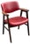 Elbow Armchair in Original Red Leather by Erik Kirkegaard for Hong Möbelfabrik, 1965 For Sale