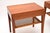 Vintage Danish Teak Side Tables by Severin Hansen for Haslev, 1960s, Set of 2 For Sale - Image 9 of 11