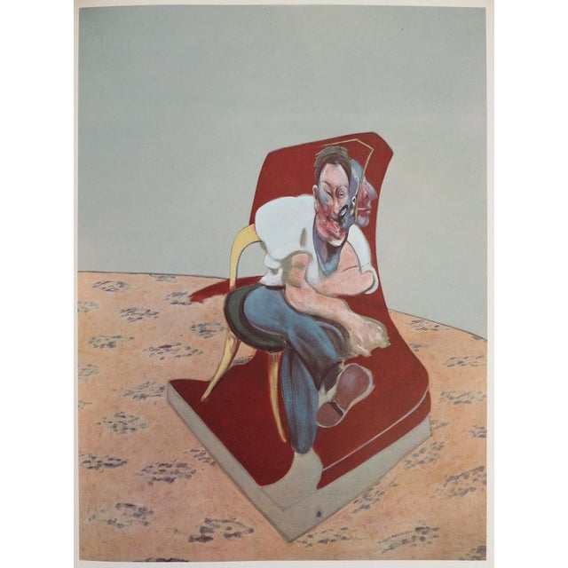 Modern Francis Bacon, Three Studies for Portrait of Lucian Freud, 1966, Lithograph For Sale - Image 3 of 12