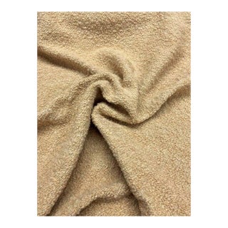 Ast Fabrics Cozy Wool Boucle in Gold, 10 Yard Lot For Sale