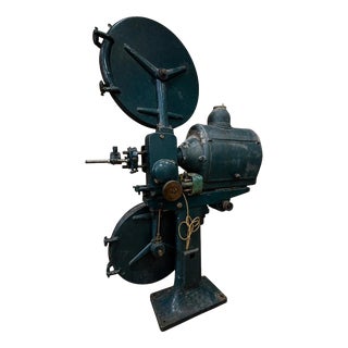 Ernemann V Carbon Arc 35mm Cinema Projector on Original Pedestal, 1920s For Sale