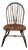 Vintage Windsor Style Hoop BraceBack Oak Side Chair For Sale