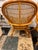 PAir of 1970s Rattan Lounge Chairs With Zebra Upholster For Sale - Image 4 of 6