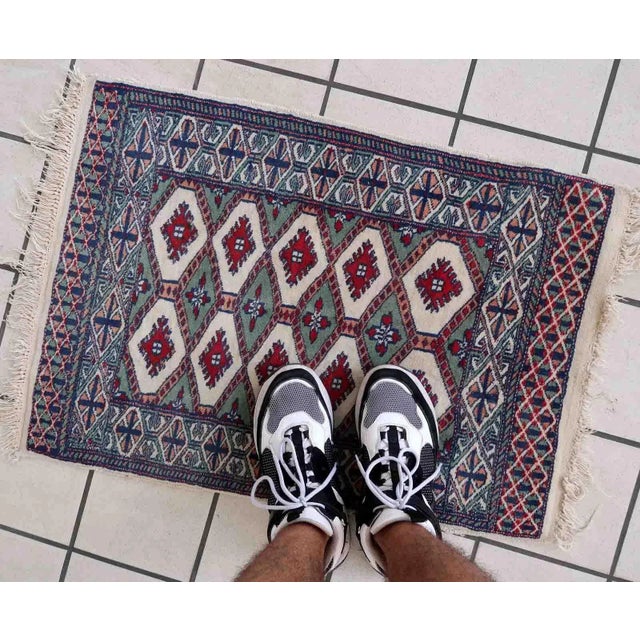 Vintage Uzbek Bukhara Rug, 1970s For Sale - Image 6 of 10