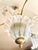 Italian Chandelier with Iridescent Murano Glass Flowers, 1980 For Sale - Image 10 of 14