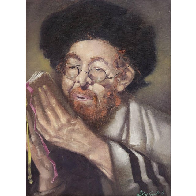 Gyula Weber Genre: Realism Subject: Portrait Medium: Oil Surface: Canvas Dimensions: 16" x 12" x 3/4" Dimensions w/Frame:...