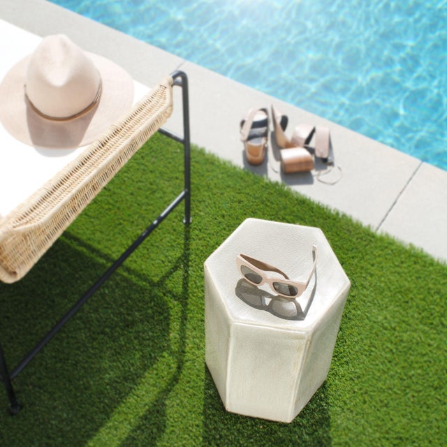 Green Jamie Young Porto Side Table, Large For Sale - Image 8 of 12