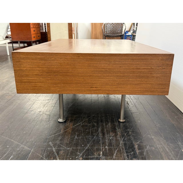 Early 21st Century Bespoke Coffee Table + Drawer For Sale - Image 5 of 12