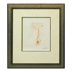 Salvador Dali "Henry Iii" Shakespeare Suite Hand Signed Custom Framed Etching