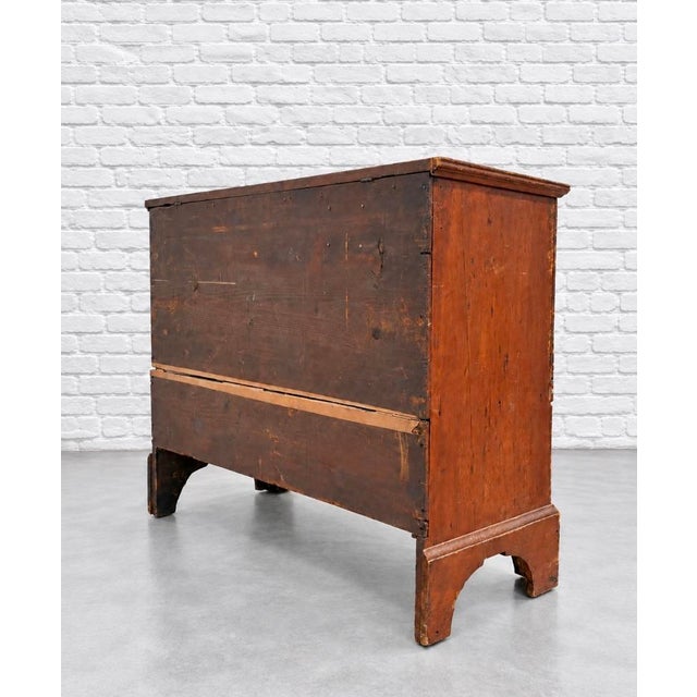 Shaker Style Antique Wooden Pine Blanket Chest, C. 1800's For Sale - Image 13 of 15