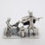 Vintage British Handmade Genuine Sterling Silver 925 Figurine, 1940s For Sale - Image 6 of 13