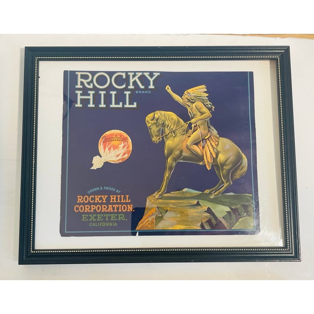 Sunkist Vintage Polychrome Advertisement Posters Framed - Set of 4 For Sale In Miami - Image 6 of 8