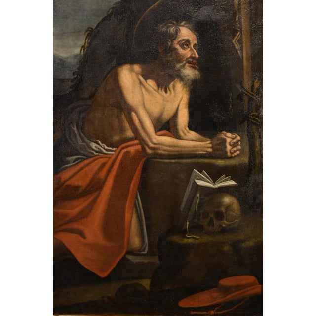 Hendrick de Somer / Enrico Fiammingo, Saint Jerome, 1630, Oil on Canvas For Sale - Image 10 of 18