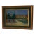 A 20th-Century French Oil Painting With Inscribed Text and Monogram. For Sale
