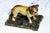 English English Bulldog Figurine Antique Cold Painted Metal Dog Rug Statue Sculpture For Sale - Image 3 of 13