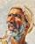 1954 A. Shitzas Mid-Century Earth Oil Portrait Painting - 1 Pc For Sale - Image 4 of 18