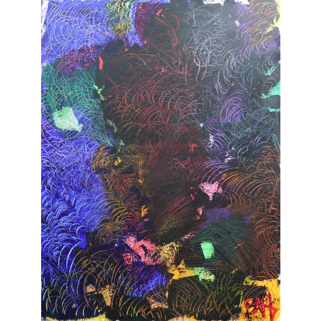 Textile Sax Berlin Rhythmic Forces Dynamic. Contemporary Surreal Painting 2020 For Sale - Image 7 of 7