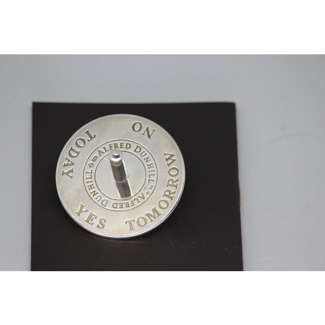 Sterling Silver Spinning Top Office Desk Decor For Sale - Image 4 of 18