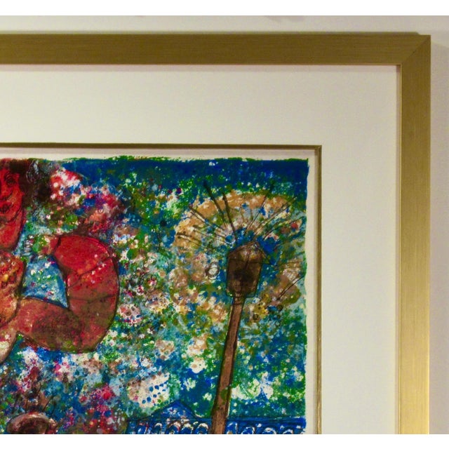 Artist: Teo Tobiasse (French/Israeli, 1927-2012) Title: "The Songs of Songs of King Solomons" Year: 1975 Medium: Color...