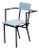 Banco Blue Armchair by Clémence Seilles for Stromboli Design For Sale