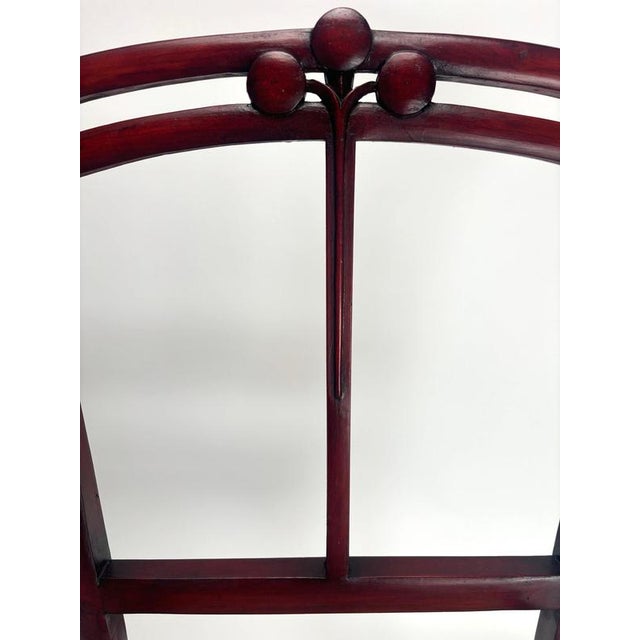 Art Nouveau Wooden Armchairs by Carlo Zen, Italy, 1900, Set of 2 For Sale - Image 4 of 16