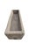 Gray 87" Inch Long Hand Chiseled Stone Trough 65 For Sale - Image 8 of 12