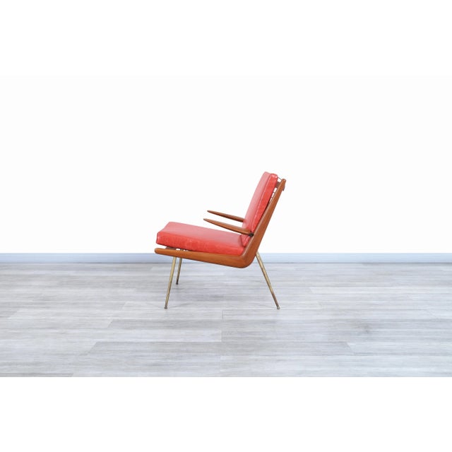 France & Daverkosen Mid-Century Modern Boomerang Chair by Peter Hvidt and Orla Molgaard-Nielsen For Sale - Image 4 of 11