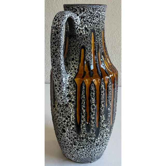Mid-Century Modern Midcentury Vase, West Germany Studio Pottery For Sale - Image 3 of 7