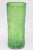 Glass Vintage Frosted and Etched Numbered Light Green Glass Vases Graduated Sizes Set of 3 For Sale - Image 7 of 11