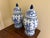 Chinoiserie Large Blue and White Porcelain Ginger Jars, Pair For Sale - Image 4 of 10