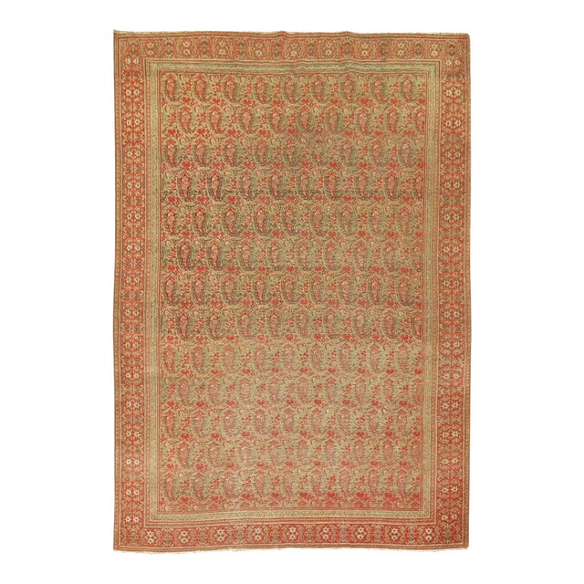Antique Persian Dorokhsh Rug - 5'3" x 7'1" For Sale