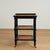 English Pair of Vintage British Colonial Style Faux Bamboo Three Tiered Caned Stands For Sale - Image 3 of 17