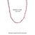 Vintage Style Genuine 53 Ct Pink Tourmaline 4 Mm Bead Matinee Necklace - 19.5" For Sale - Image 11 of 15